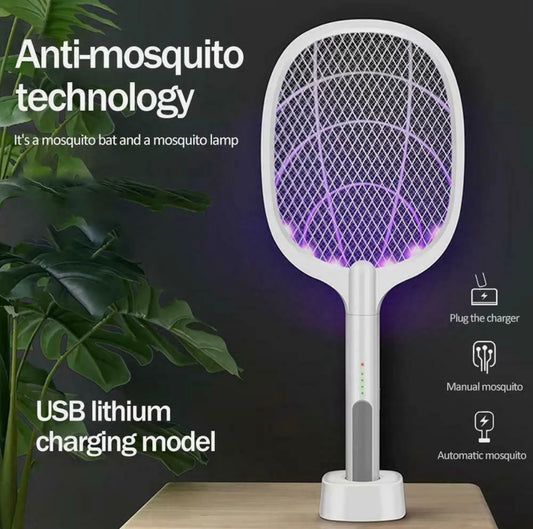 Mosquito Killer Racquet Lamp Pocket Size Mosquito Killer Lamp Night Bulb Mosquito Catcher